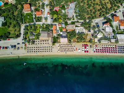 Εναέρια φωτογραφία της ακτής στο Πήλιο, περιοχή Villa Elena